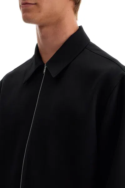 Jil Sander Minimalist Zippered Wool Overshirt