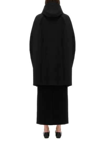 Lemaire Waterproof Jacket With Hood In Black