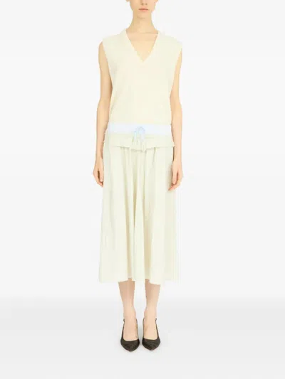 Maison Margiela Beige Aloe Anonymity Of The Lining Skirt