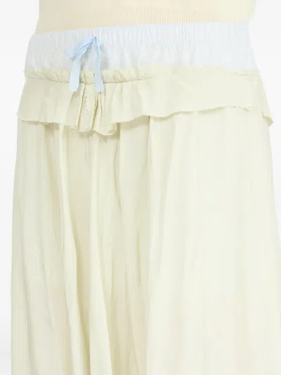 Maison Margiela Beige Aloe Anonymity Of The Lining Skirt