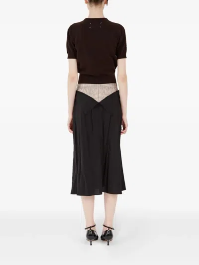 Maison Margiela Anonymity Of The Lining Skirt In Black