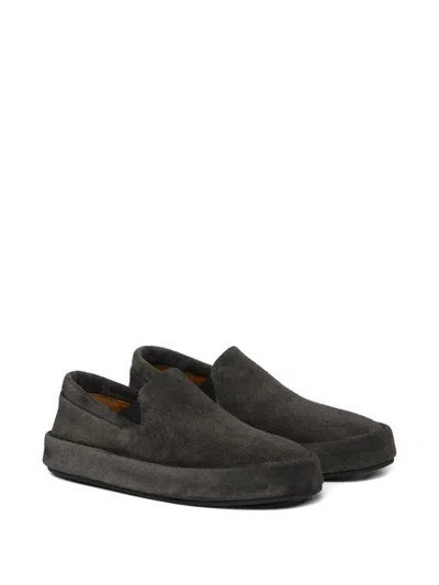Marsèll Black Cassapelle Slip-on Sneakers In Black