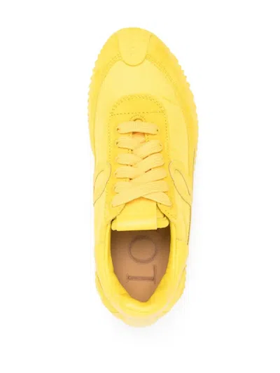 Loewe Flow Runner Sneakers In Yellow