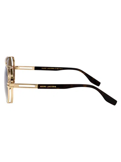 Marc Jacobs Pilot-frame Sunglasses In Gold