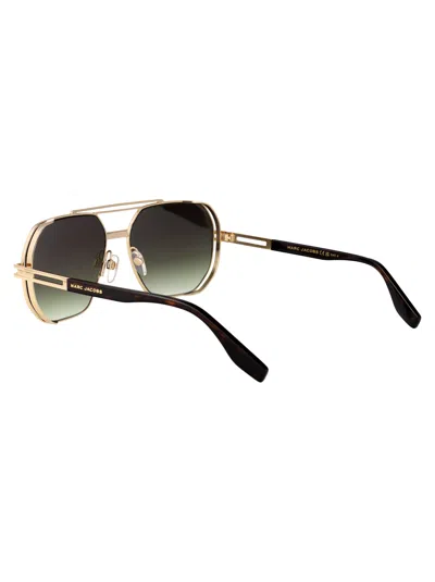Marc Jacobs Pilot-frame Sunglasses In Gold