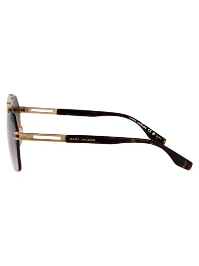 Marc Jacobs Squared Sunglasses Marc 837/s 06 J In Brown