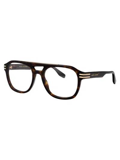 Marc Jacobs Geometric Flat Mirror In Brown