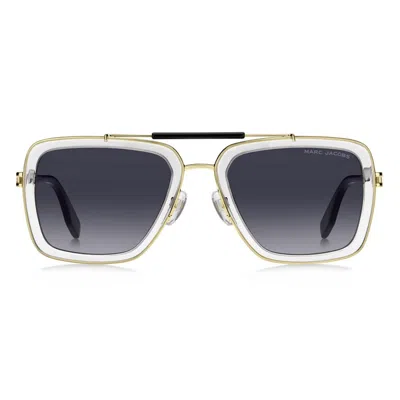Marc Jacobs Grey Gradient Navigator Men's Sunglasses Marc 674/s 0900/9o 55 In Multi