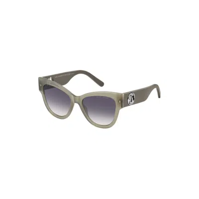 Marc Jacobs Grey Gradient Cat Eye Ladies Sunglasses Marc 697/s 06cr/9o 53 In Green