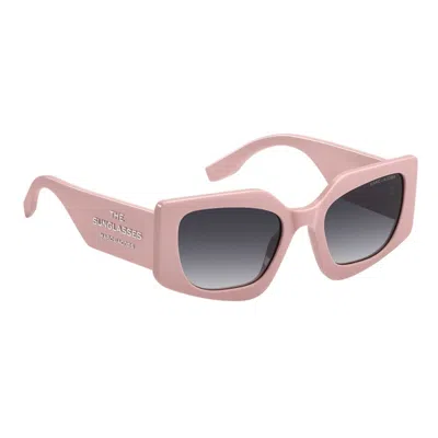 Marc Jacobs 53mm Gradient Rectangular Sunglasses