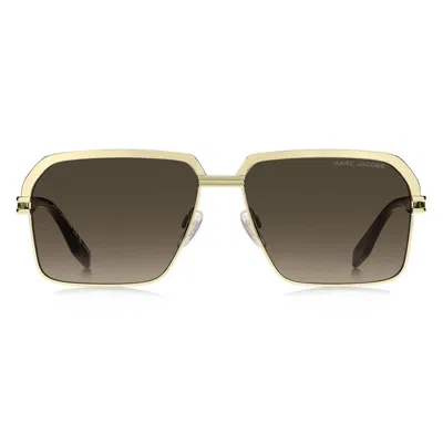 Marc Jacobs Eyewear Rectangle Frame Sunglasses In Brown