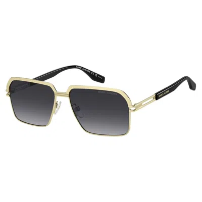 Marc Jacobs Eyewear Rectangle Frame Sunglasses In Gray