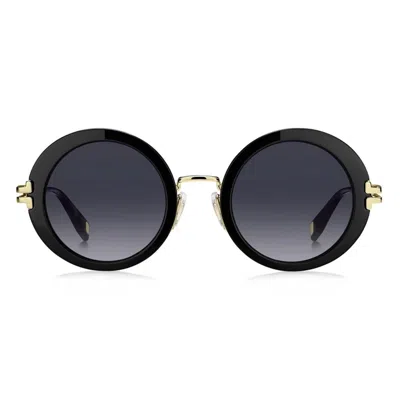 Marc Jacobs Eyewear Round Frame Sunglasses In Black