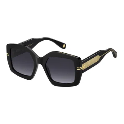Marc Jacobs 53mm Gradient Rectangular Sunglasses In Black