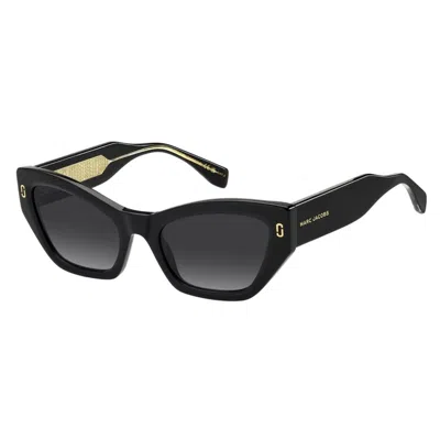Marc Jacobs J Marc Acetate Cat-eye Sunglasses In Black