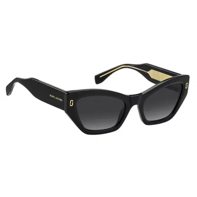 Marc Jacobs J Marc Acetate Cat-eye Sunglasses In Black