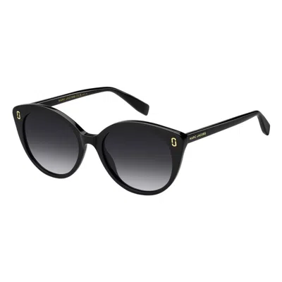 Marc Jacobs Black Acetate Sunglasses In Black