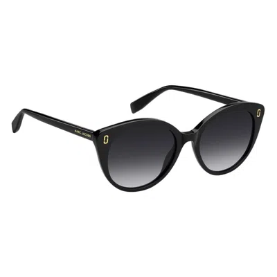 Marc Jacobs Black Acetate Sunglasses In Black