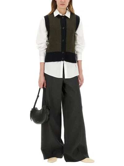 Margaret Howell Textured Knit Wool Vest