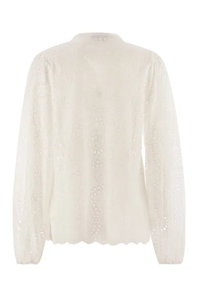 Mc2 Saint Barth Harper - Shirt With Mandarin Collar