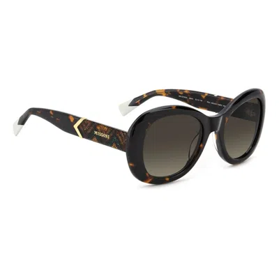 Missoni Full Frame Sunglasses In Brown