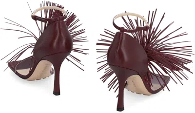 Bottega Veneta 90 Tassel-embellished Leather Sandals In Brown