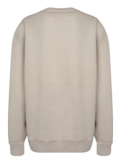 Burberry Long Sleeve Jersey Sweatshirt In Brown