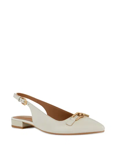 Geox Woman Ballet Flats Off White Size 7.5 Leather In White
