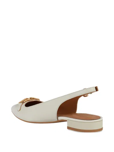 Geox Woman Ballet Flats Off White Size 7.5 Leather In White