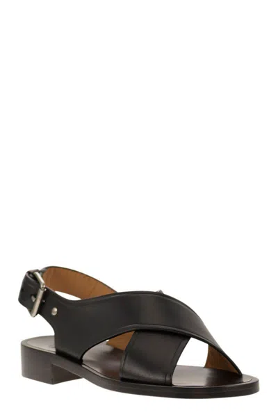 Church's Rondha Crossover Sandals Shoes In Black