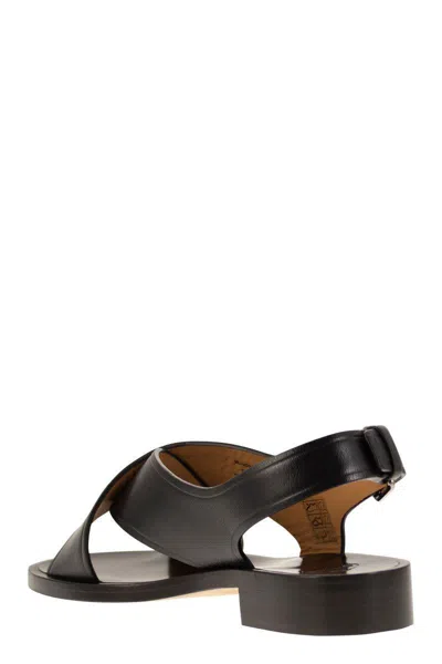 Church's Rondha Crossover Sandals Shoes In Black