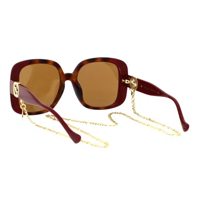 Gucci Eyewear Sunglasses In Brown