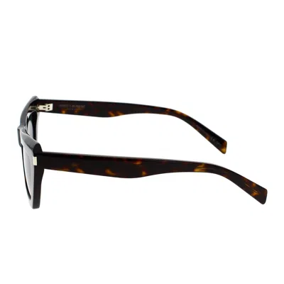 Saint Laurent Eyewear Sunglasses In Brown