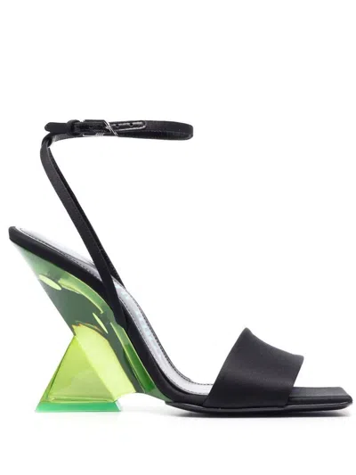 Attico The  Cheope Satin Sandal