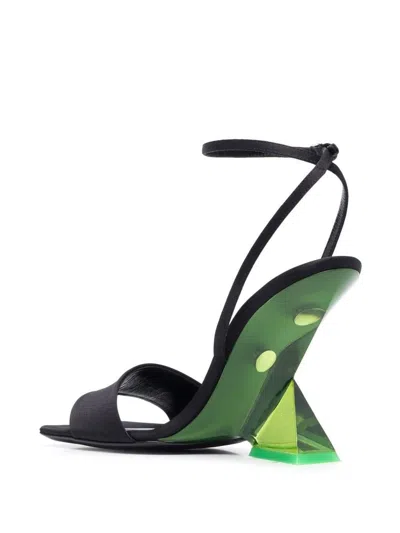 Attico The  Cheope Satin Sandal