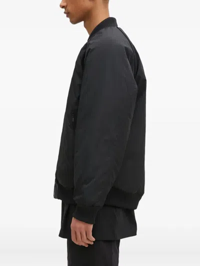 Adidas Originals Zip-up Bomber Jacket In Black