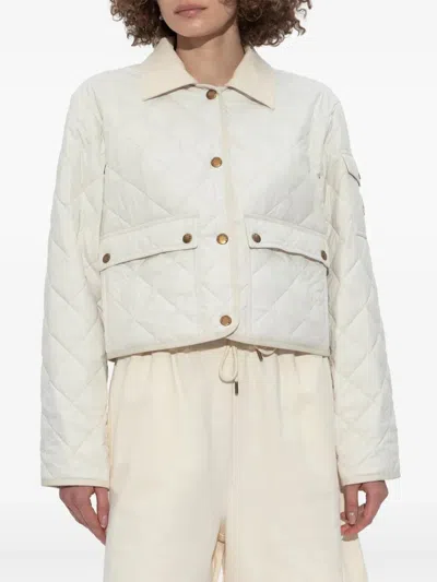 Moncler Cropped Quilted Coat