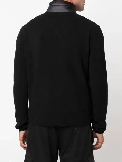 Moncler Padded Jacket With Knitted Sleeves