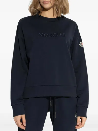 Moncler Sweatshirt With Logo Patch