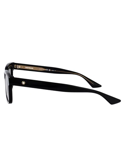 Montblanc Mb0383s Sunglasses In Black