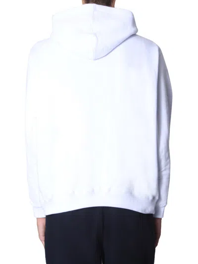 Msgm Hooded Sweatshirt In Brown