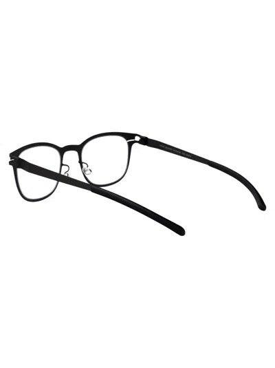 Mykita Storm Grey Metal Glasses In Black