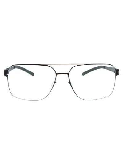 Mykita Pilot-frame Optical Glasses In Metallic