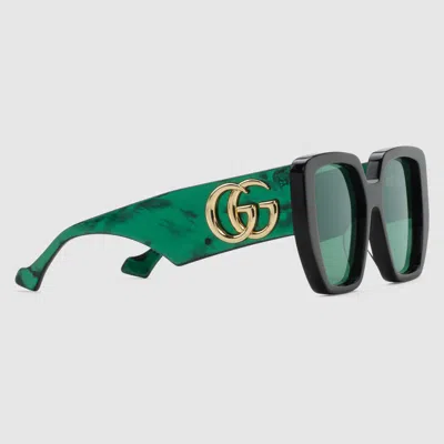 Gucci Double G Oversized-frame Sunglasses