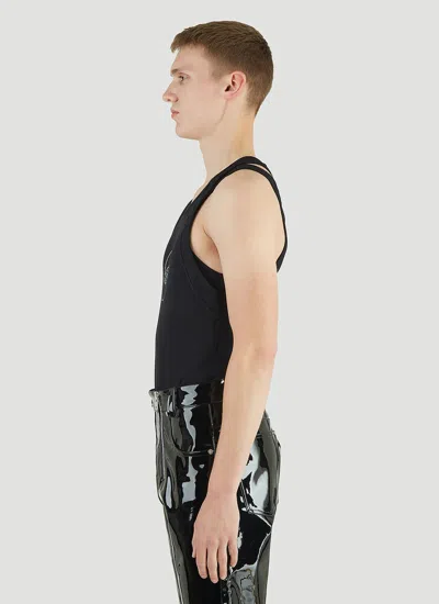Gmbh Arda Organic-cotton Tank Top In Black