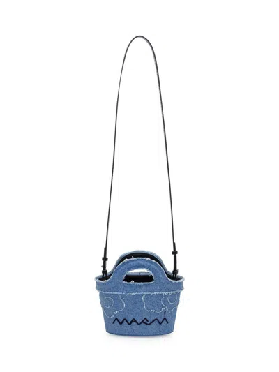 Marni Women's Denim Micro Tropicalia Handbag