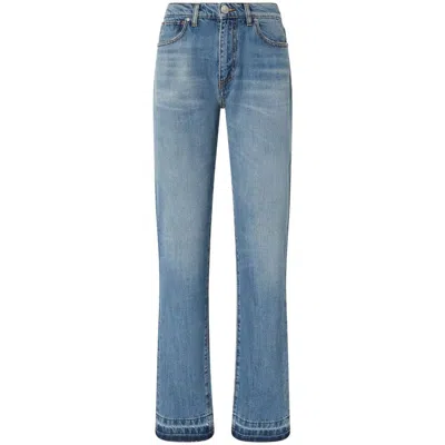 Pinko Denim Bootcut Jeans In Blue