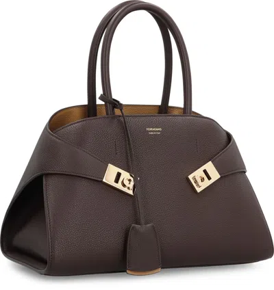 Ferragamo Hug S Leather Handbag