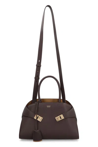 Ferragamo Hug S Leather Handbag