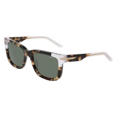 Nike Crescent Fall Square Frame Sunglasses In Green